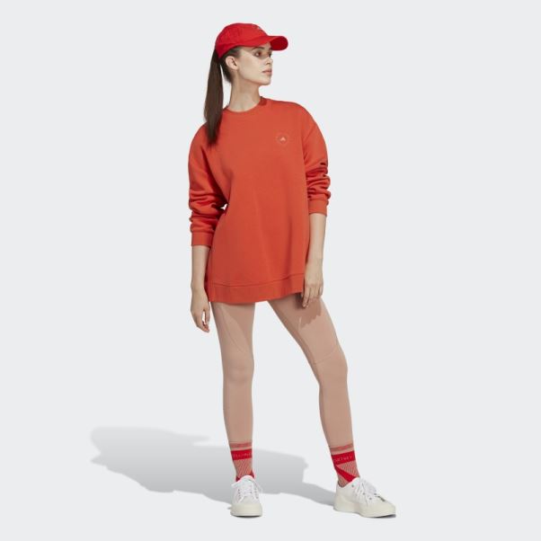 Adidas By Stella Mccartney Sportswear Sweat Fashion Burnt Cayenne