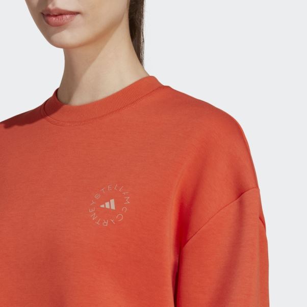 Adidas By Stella Mccartney Sportswear Sweat Fashion Burnt Cayenne