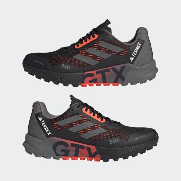 Adidas Terrex Agravic Flow Gore-tex Trail Running Chaussures 2.0 Noir
