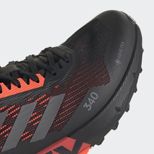 Adidas Terrex Agravic Flow Gore-tex Trail Running Chaussures 2.0 Noir