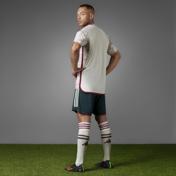 Maillot Adidas Mexique 22 Extérieur Authentique Blanc