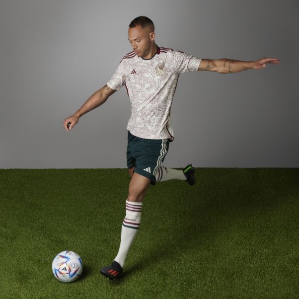 Maillot Adidas Mexique 22 Extérieur Authentique Blanc