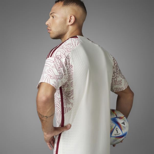 Maillot Adidas Mexique 22 Extérieur Authentique Blanc