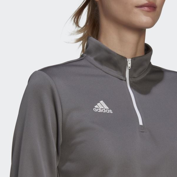 Adidas Entrada 22 Training Top Gris
