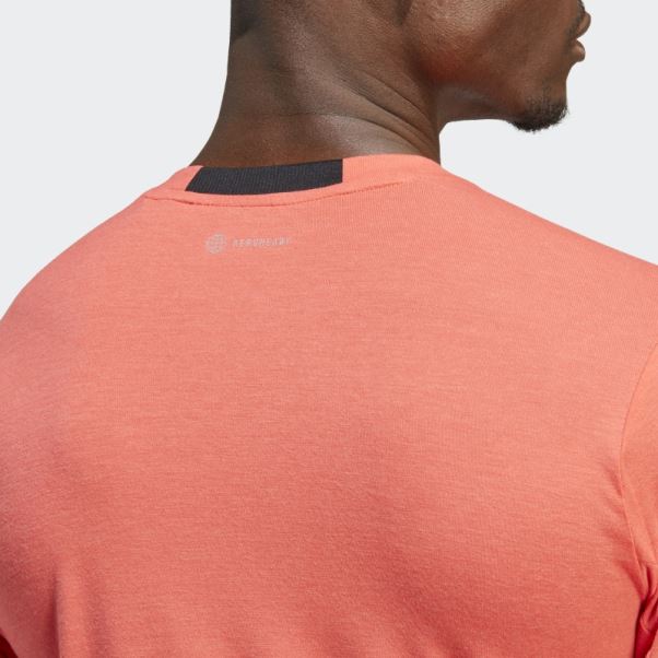 T-shirt Conçu Pour L'entraînement Rouge Adidas