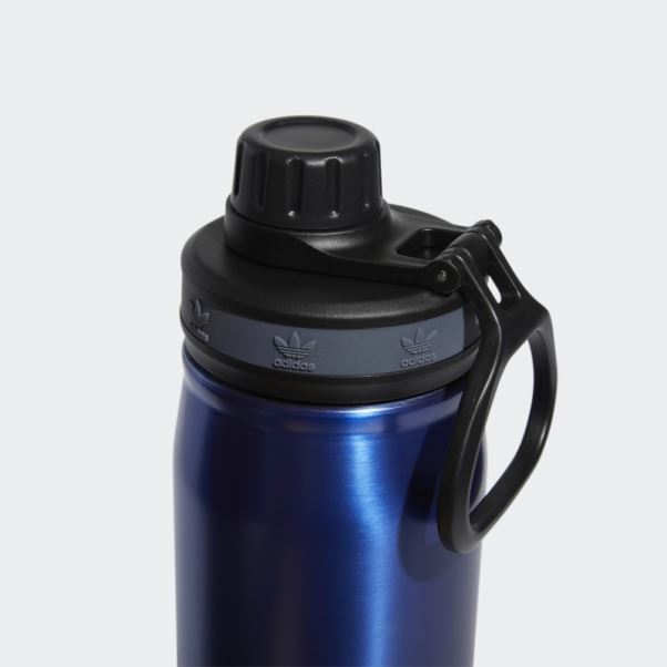 Bidon Métal Acier 600 Ml Bleu Adidas