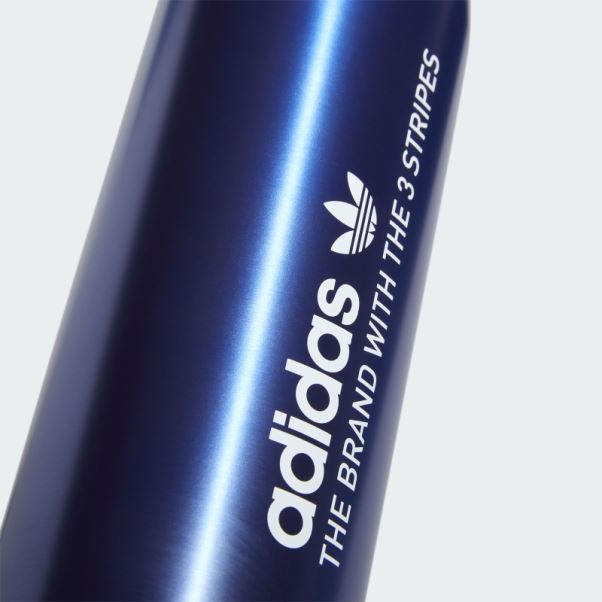 Bidon Métal Acier 600 Ml Bleu Adidas