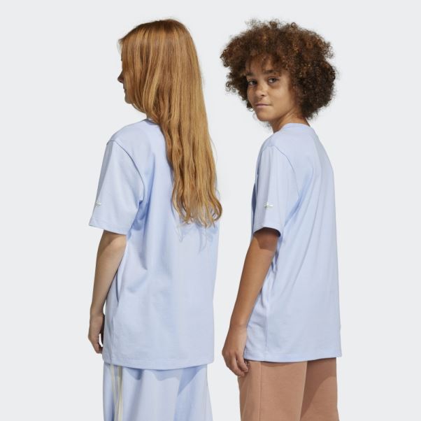 T-shirt Boyfriend Imprimé Graphique Bleu Aube Adidas