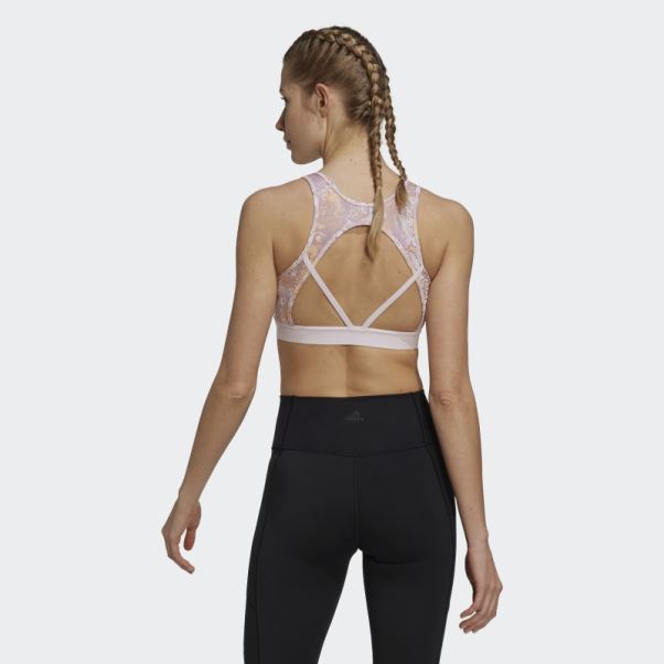 Soutien-gorge D'entraînement à Maintien Léger Aeroready Hyperglam Multicolore Adidas