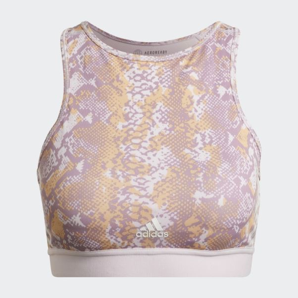 Soutien-gorge D'entraînement à Maintien Léger Aeroready Hyperglam Multicolore Adidas