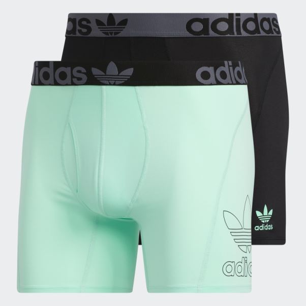 Menthe Adidas Trèfle Boxer 2 Paires