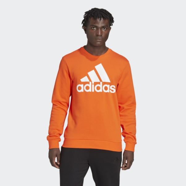 Sweat Adidas Gros Logo Essentials Orange