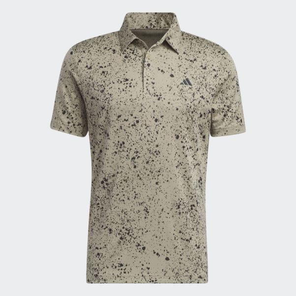 Polo De Golf Jacquard Chanvre Adidas
