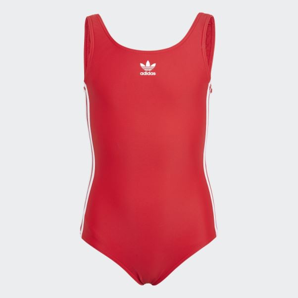Maillot De Bain Adidas Scarlet Originals Adicolor 3 Bandes