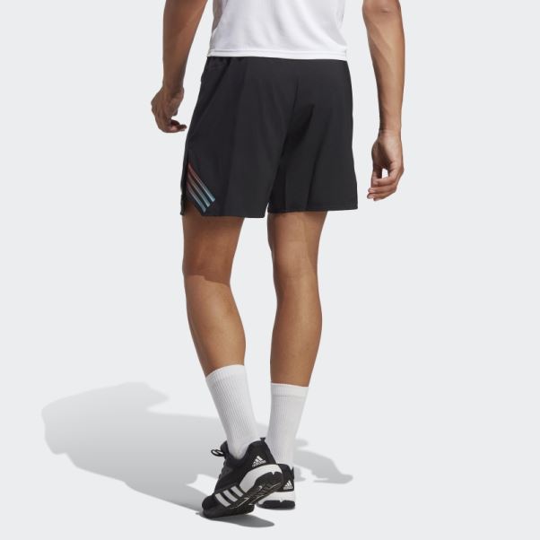 Adidas Train Icon 3-stripes Short D'entraînement Noir