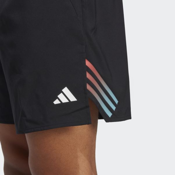 Adidas Train Icon 3-stripes Short D'entraînement Noir
