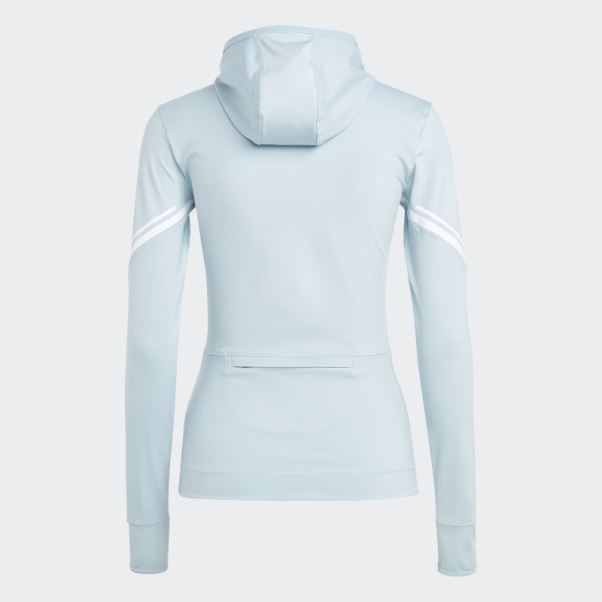 Adidas By Stella Mccartney Truepace Haut à Manches Longues Gris Cendre