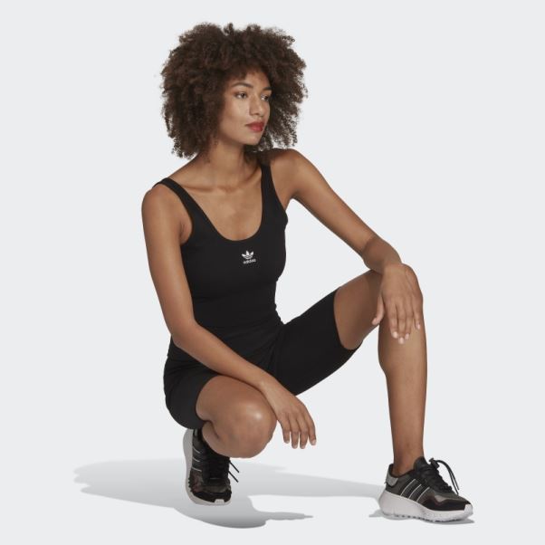 Adidas Adicolor Essentials Débardeur Côtelé Noir