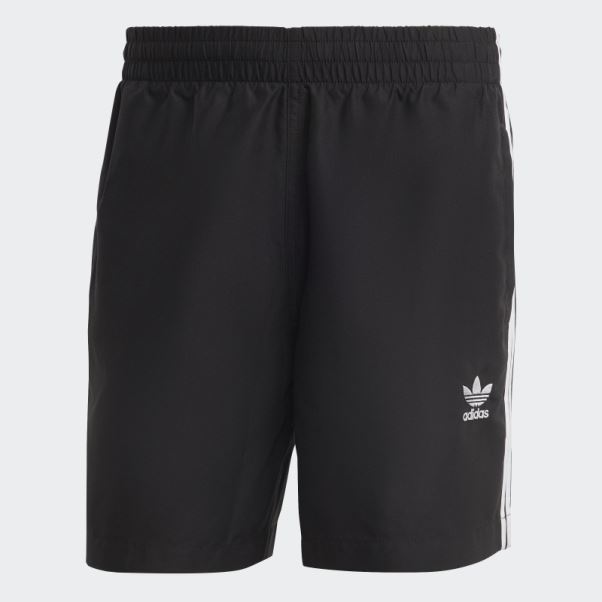 Adidas Originals Adicolor Short De Bain 3 Bandes Noir
