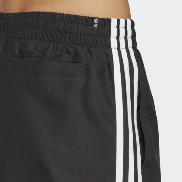 Adidas Originals Adicolor Short De Bain 3 Bandes Noir