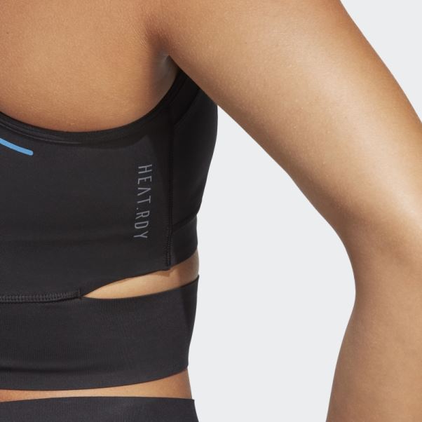 Adidas Sur Mesure Hiit Heat.rdy Crop Training Débardeur Noir