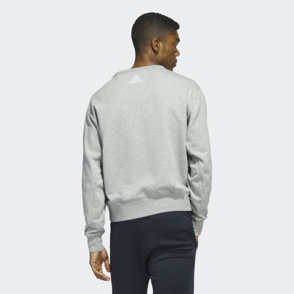 Sweat Adidas Gris Moyen Kraken Vintage Crew