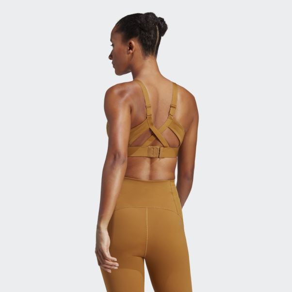 Soutien-gorge à Maintien élevé Tlrd Impact Training Adidas Bronze