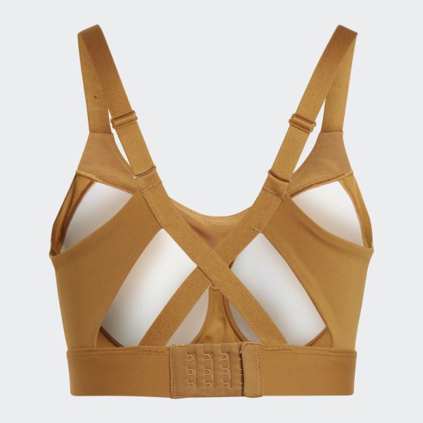 Soutien-gorge à Maintien élevé Tlrd Impact Training Adidas Bronze