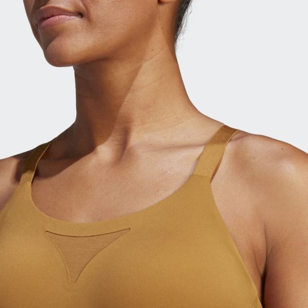 Soutien-gorge à Maintien élevé Tlrd Impact Training Adidas Bronze