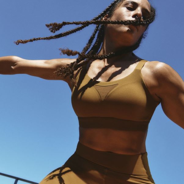Soutien-gorge à Maintien élevé Tlrd Impact Training Adidas Bronze