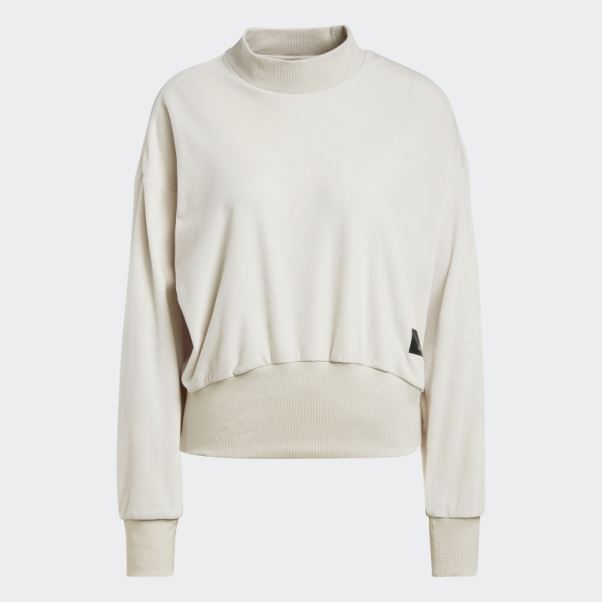 Sweat Adidas Aluminium Holidayz Confortable En Velours