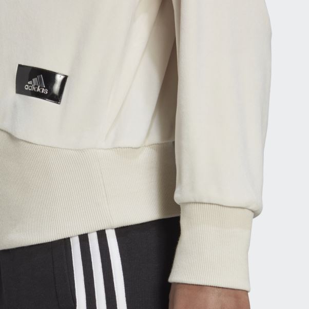 Sweat Adidas Aluminium Holidayz Confortable En Velours