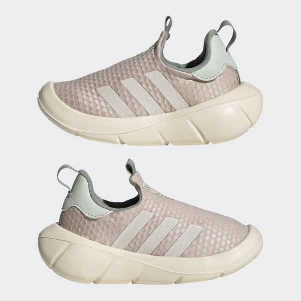 Adidas Taupe Monofit Trainer Lifestyle Chaussures à Enfiler