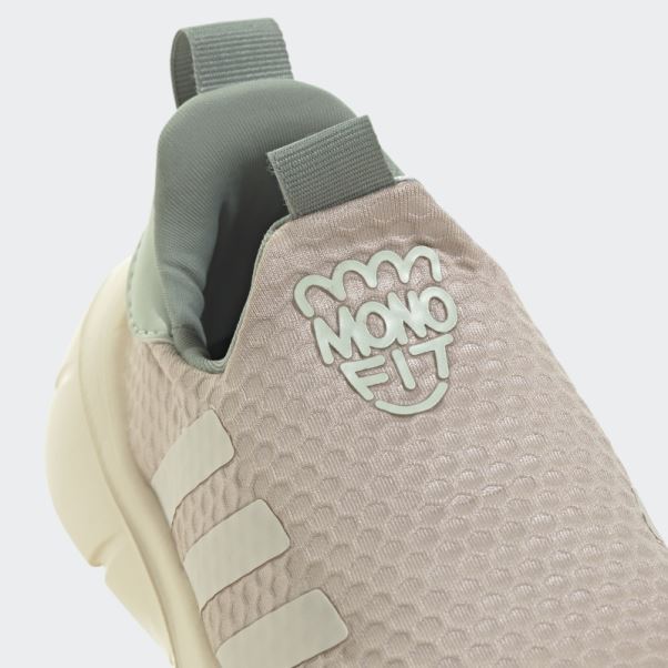 Adidas Taupe Monofit Trainer Lifestyle Chaussures à Enfiler
