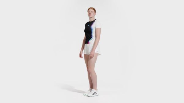 Tee Shirt Tennis Blanc Adidas