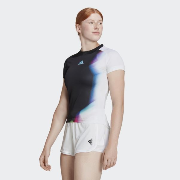 Tee Shirt Tennis Blanc Adidas