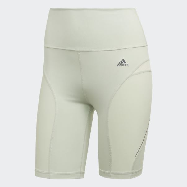 Leggings Courts D'entraînement Hiit 45 Seconds Vert Sur Mesure Adidas