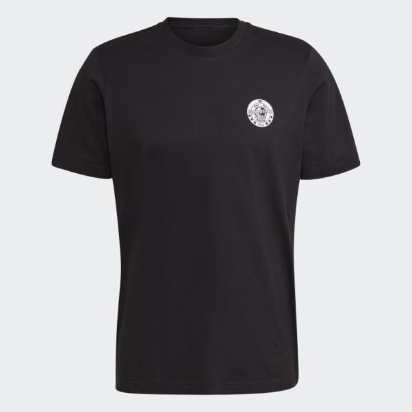 T-shirt Manches Courtes Graphique Disney Noir Adidas