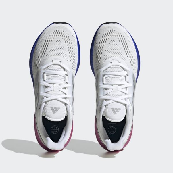 Chaussures De Course Pureboost 22 Blanc Adidas