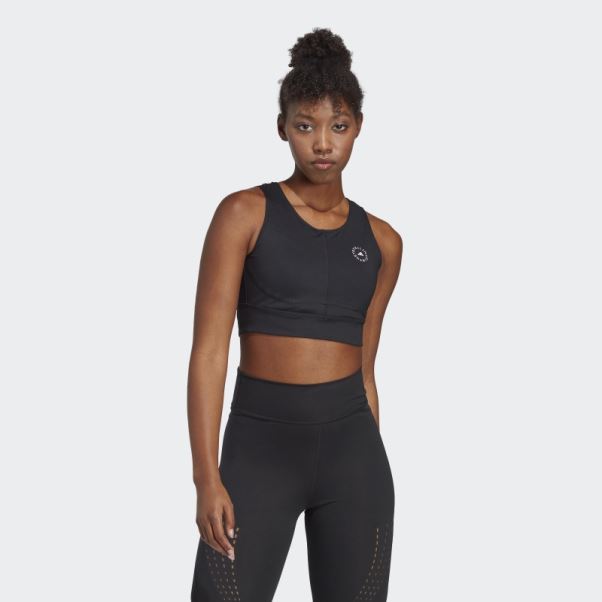 Adidas By Stella Mccartney Haut Court D'entraînement Truepurpose Mode Noir