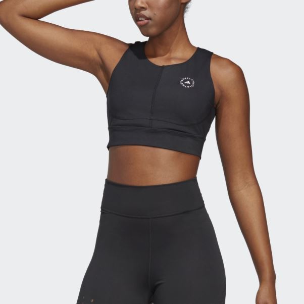Adidas By Stella Mccartney Haut Court D'entraînement Truepurpose Mode Noir