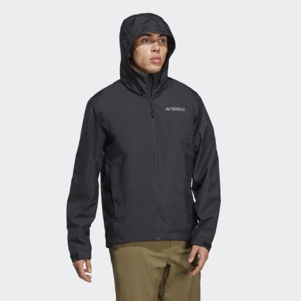 Veste De Pluie 2 Couches Adidas Terrex Multi Rain.rdy Noir