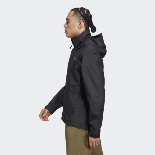 Veste De Pluie 2 Couches Adidas Terrex Multi Rain.rdy Noir