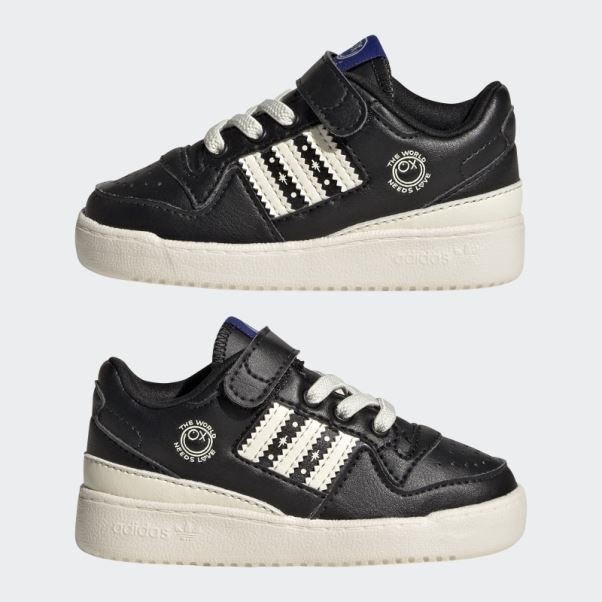 Adidas Forum Low Chaussures Noir/blanc Mode