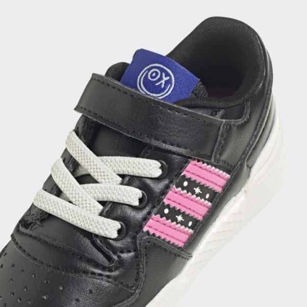 Adidas Forum Low Chaussures Noir/blanc Mode
