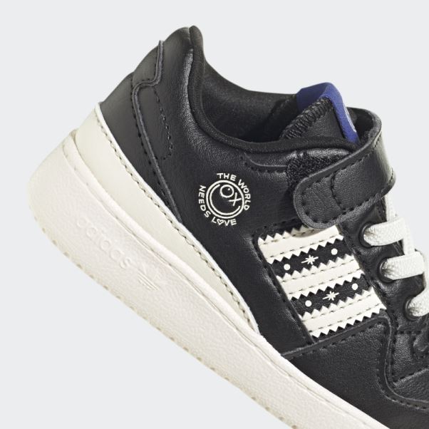 Adidas Forum Low Chaussures Noir/blanc Mode