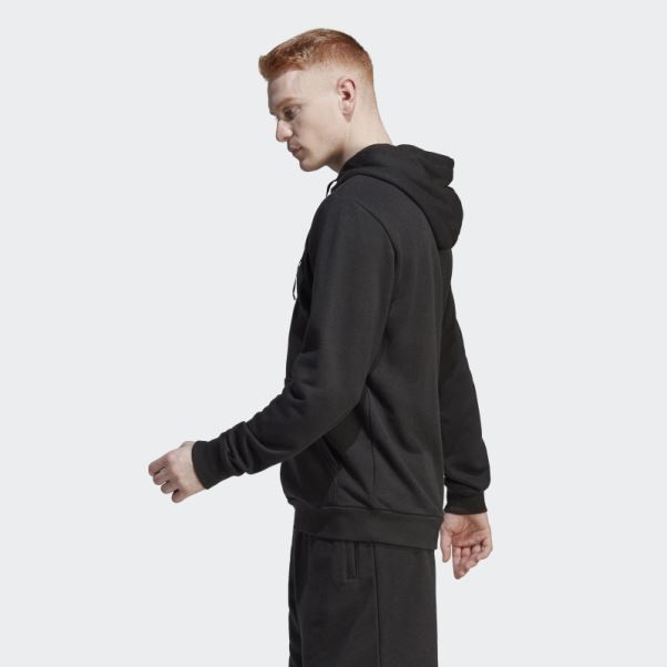 Sweat à Capuche Essentials+ Made With Hemp Adidas Noir