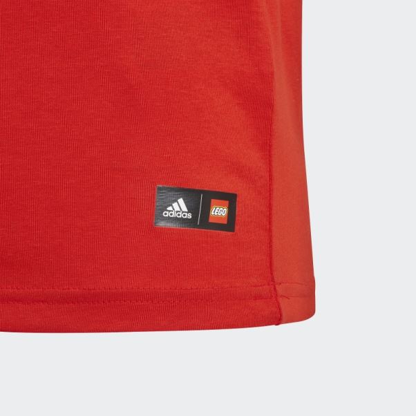Adidas X Classic Lego T-shirt Rouge Chaud