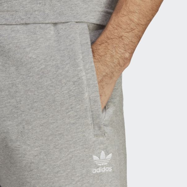 Pantalon Cargo Adidas Trefoil Essentials Gris Moyen