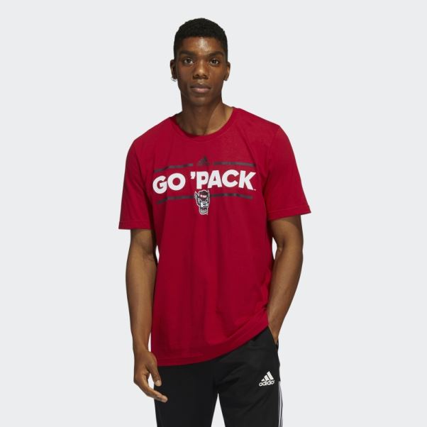 T-shirt Adidas Wolfpack Rouge